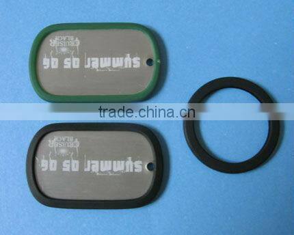 High Quality with Custom Logo Silicone Dog Tag