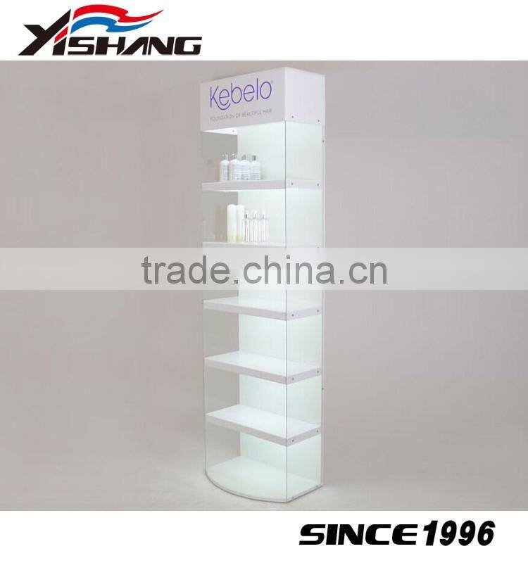 Cardboard supermarket rack soap display stands