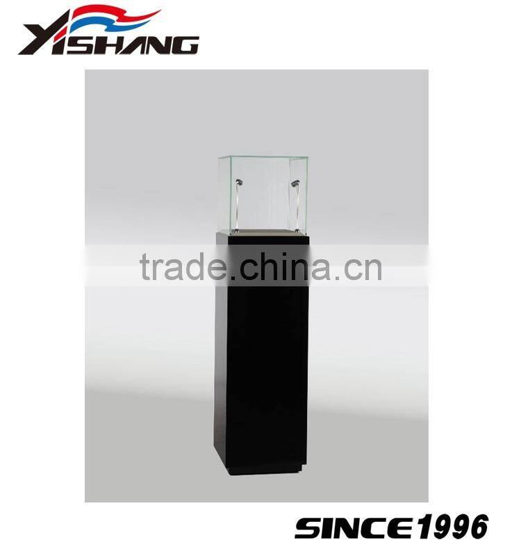 Retail store glass floor advertising jewelry display cabinet with Yishang