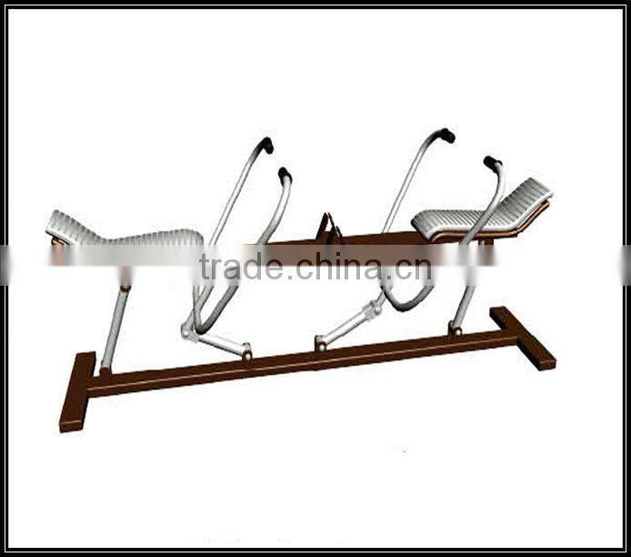 AMAZING !!!!!! European Standard Good Quality Double Rower Machine Modern Outdoor Gym Equipment (HA-12602)