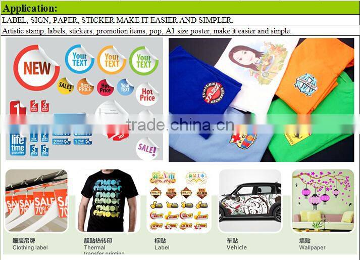high resolution and fast speed eco solvent inkjet printer and cutter
