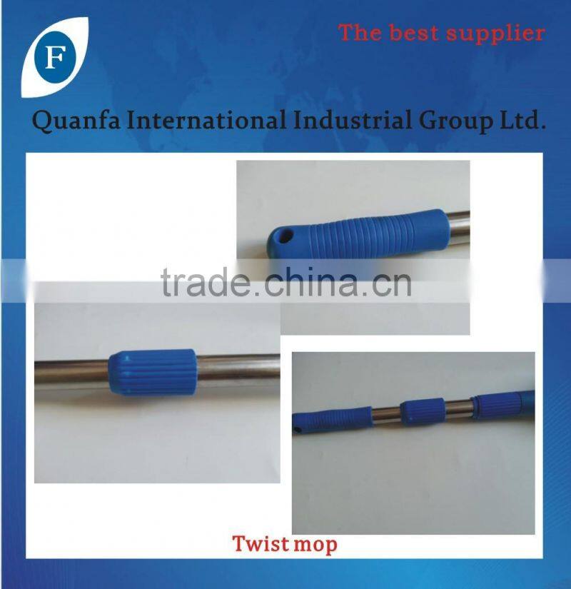 extensible cotton twist mop with stainless steel tube