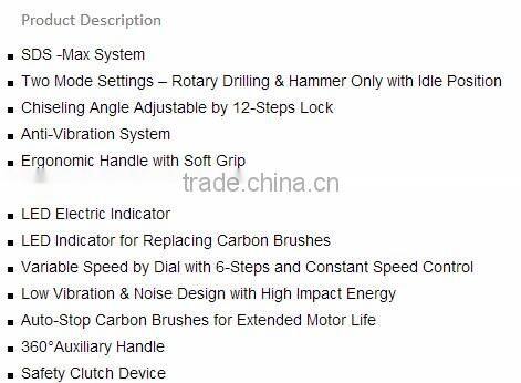 2635 RONIX ROTARY HAMMER 35MM SUPER MODEL 1100W