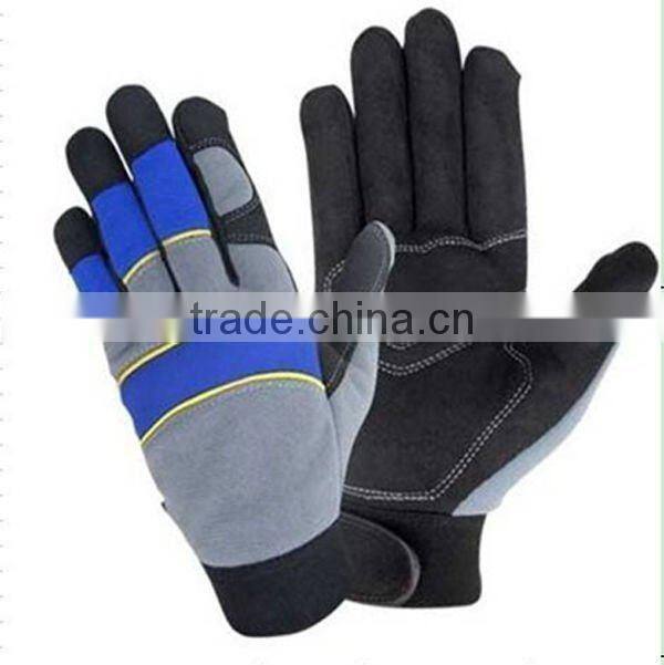 Stretch fabric auto mechanical industrial tool gloves