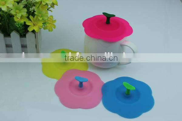 2014 brand new FDA LFGB flower silicone adjustable pot lid