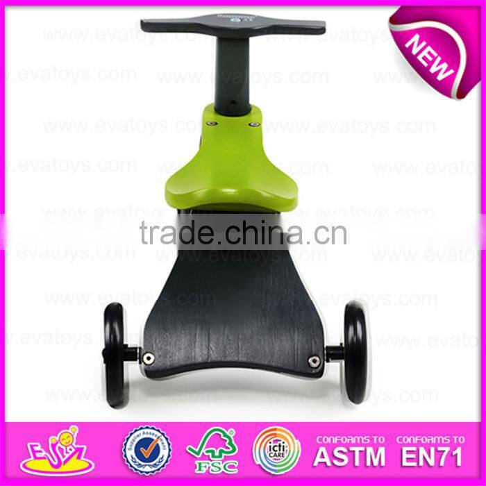 New style kids Wooden tricycle toys,Manufacturer safety baby wooden tricycle,ride on car W16A021