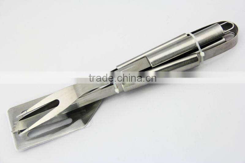 Stianless steel 3 piece electric grill accessory Barbeque Accessory Tool Set