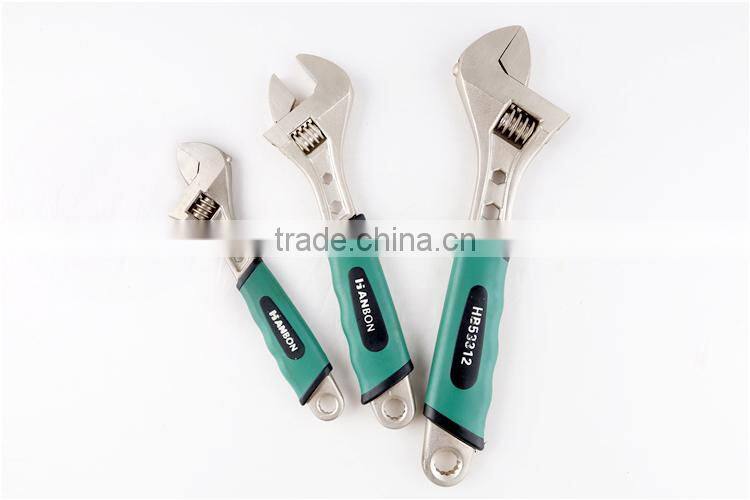 Black Nickel-plated Adjustable Wrench