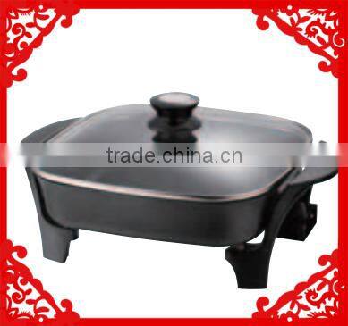 mini electric non-stick frying pan griddle fan