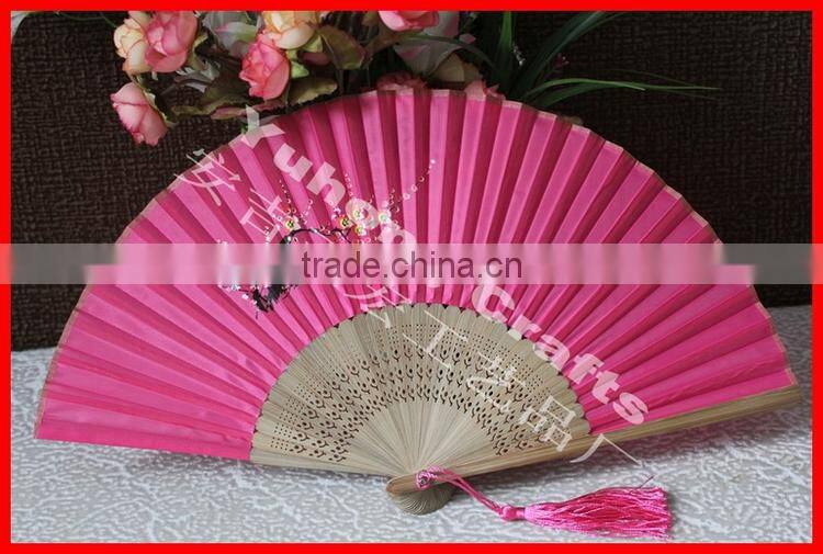 Best gift ladies foldable bamboo fan