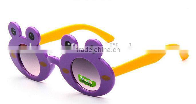 Wholesale Fashion Kids Sunglasses Plastic Eyeglasses Frog Shape Sunglasses