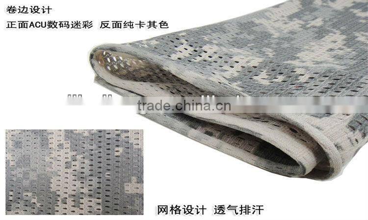 Camouflage scarf outdoor jungle scarf army scarf ,good price
