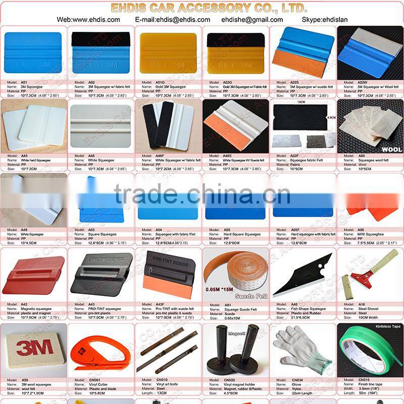 A72 Automotive Bulldozer 1 Auto Tint Installation Tool Squeegee 15 3/8" L 6" W Tip