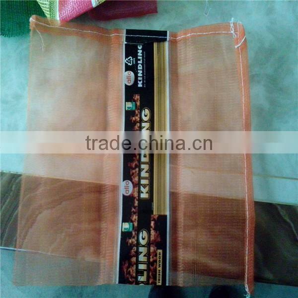 colorful PE mesh bag for vegetable packing
