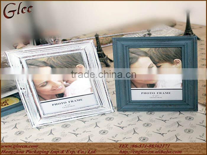 Different wooden photo frame