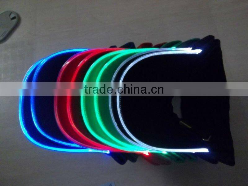 fashion LED baseball caps/baseball caps with LED lights
