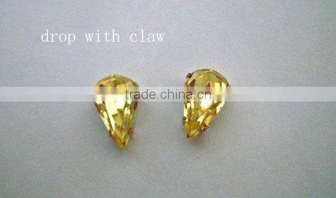crystal jewelry component,jewelry accessory,crystal diamond stone