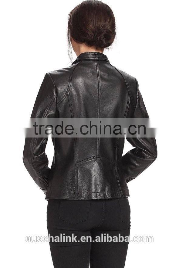 new arrival american style custom made cow leather jacket wholesale price