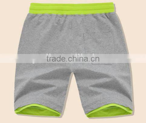 Custom cotton men's fashionable jogger shorts for outdoor running bottoms