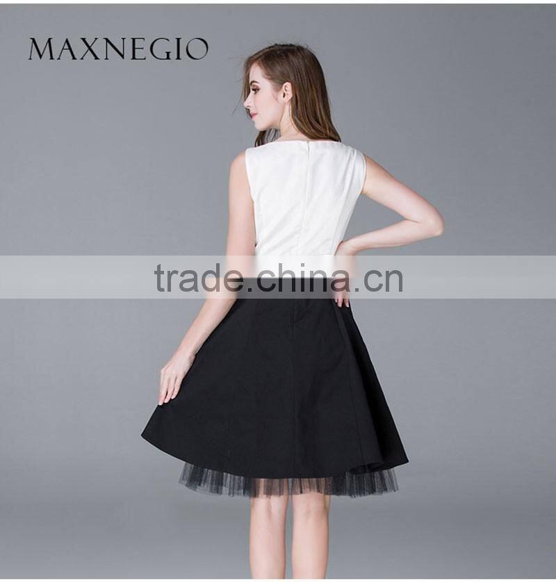 Maxnegio latest formal pattern high quality guangzhou bridesmaid petite dress
