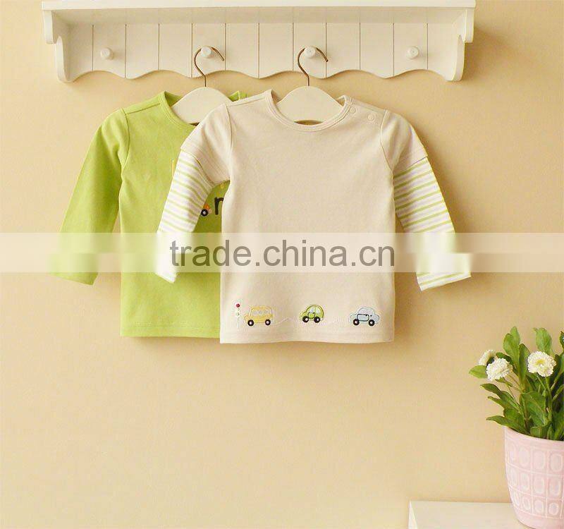 mom and bab 2013 Spring baby clothing 100% cotton long t shirt