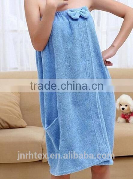 New custom 100% cotton bath dress made in china