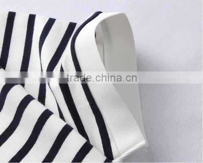 promotional high quality 2016 fashional 100% cotton striped polo shirt for men