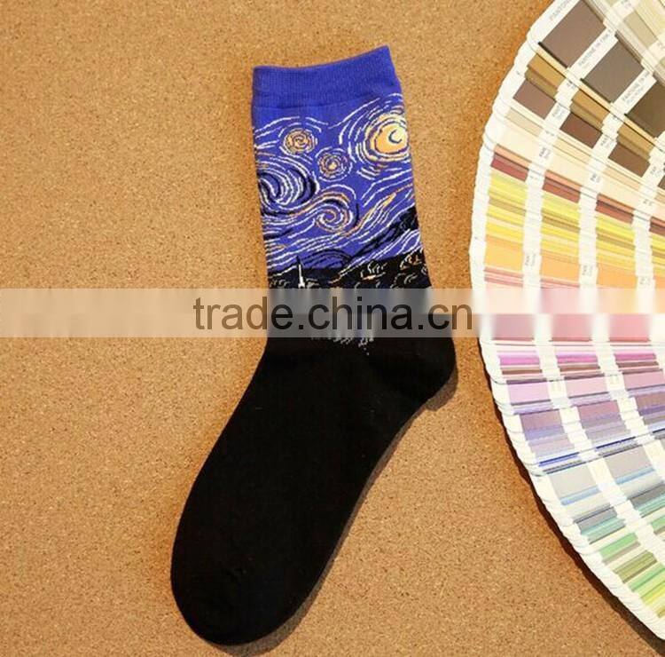 classical cartoon summer style happy socks character pattern Superheroes socks for man woman