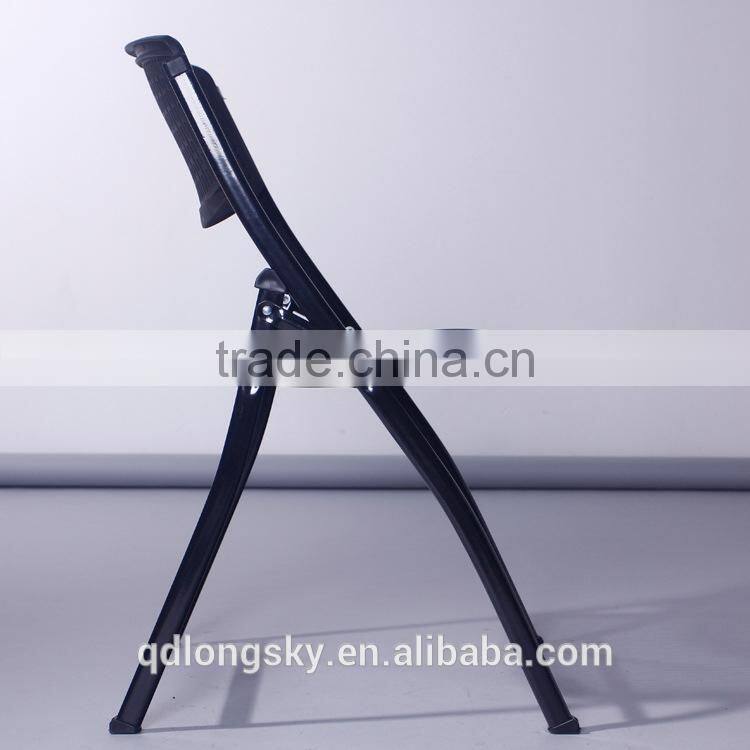 LS-4042 Hot Sale White Plastic Wedding Folding Chair Cheap Plastic Wedding Banquet Rental Folding Chair