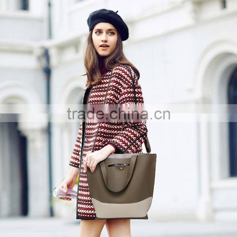 2017 Fashion Big Bag With Small Bag Ladies Handbags