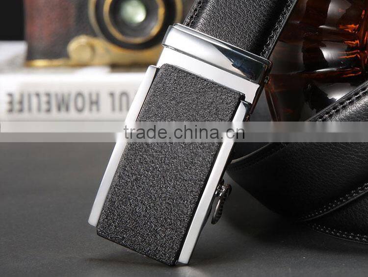 New Designer Automatic Mens Leather Belt High Quality Luxury Cow Leather Men Belts 3.5CM