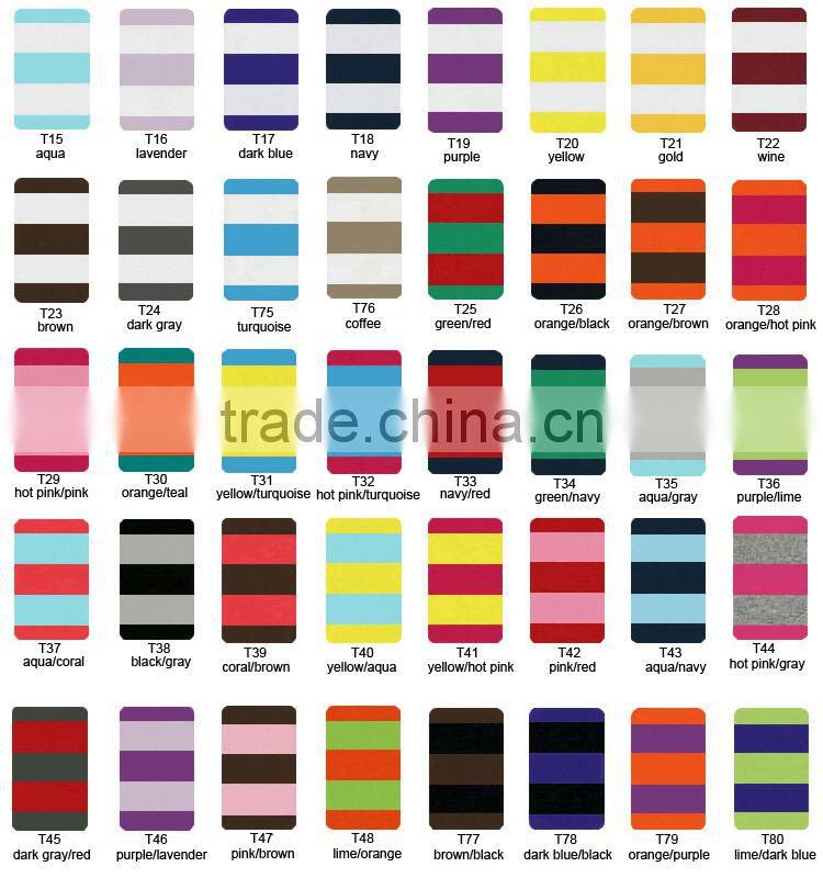 100% cotton knit strip fabric single ruffle capri pants