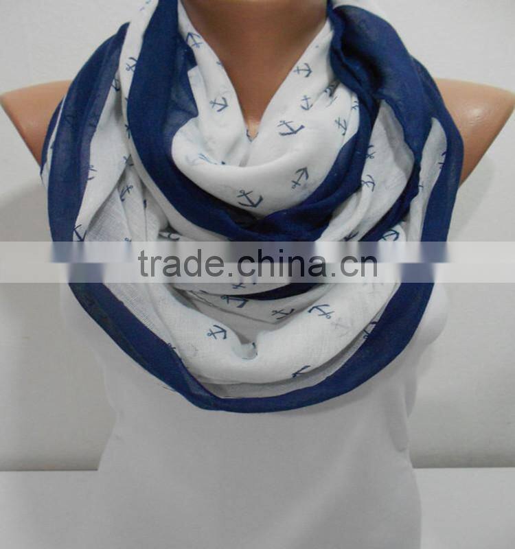 New design woman fashion anchor Shawl Beach Scarf