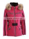 New design women nylon colourful snow ski jacket