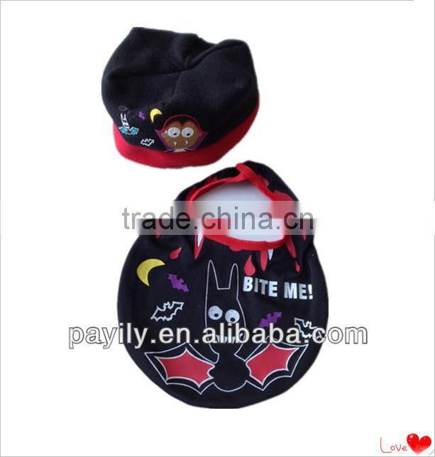 En 71 Azo-fre halloween bib with hat for baby