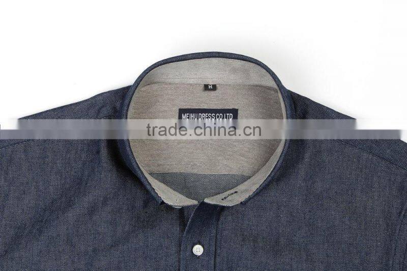 business shirts denim button down new design men dress shirt