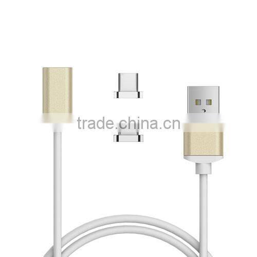 Two In One Mobile Phone Woven Magnetic Suction Data Iine Android Charging Data Cable