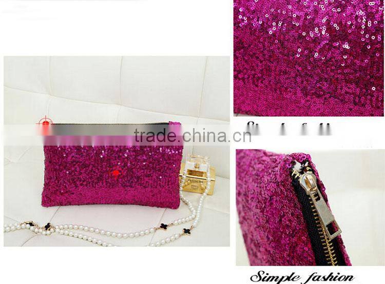 9 Colors Stock !! Bling Sequin evening party clutch bags