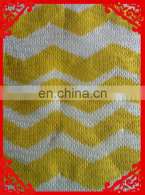 2014-2015 latest Italy design pattern dobby yarn dyed printed cotton fabrics