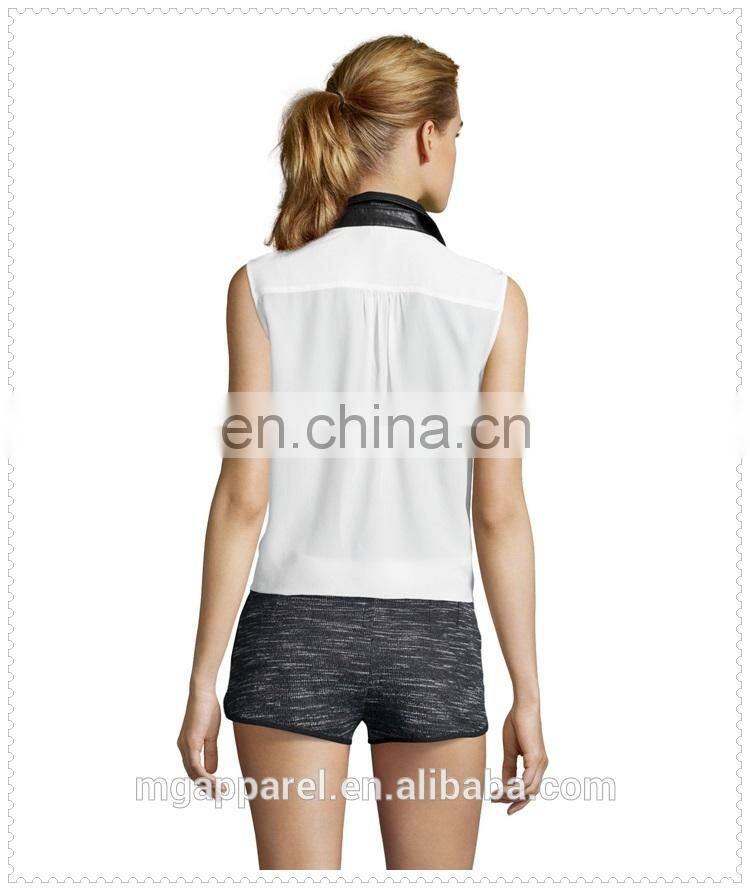 best selling girls woven beautiful blouse designs low price