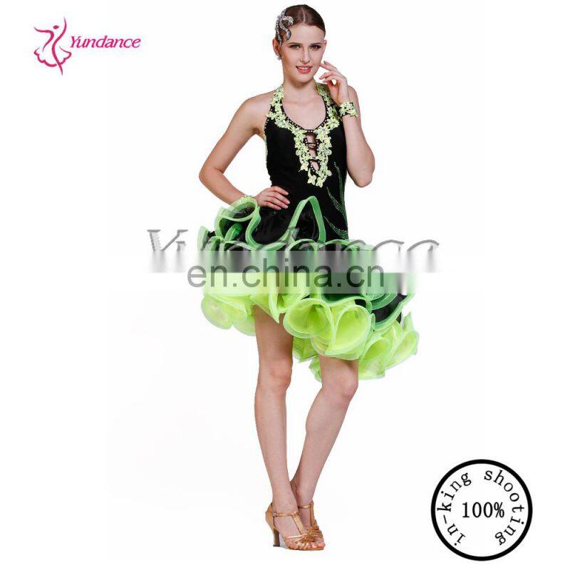 2016 Latin Dance Dress Girls Samba Latin Dance Dress L-1303