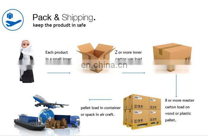 Arabic music IC kids toys muslim two style mix 18 inch vinyl dolls