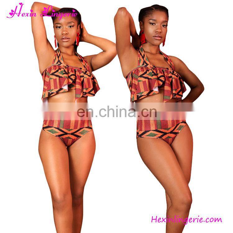 Blue Printing Off Shoulder Short Bohemian Clothing Boho Dress