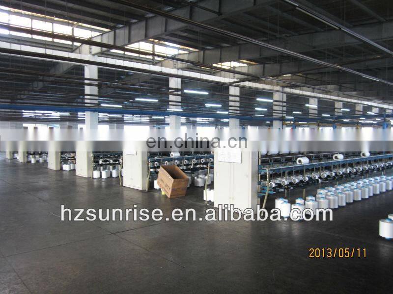 polyester yarn air covered spandex bare yarn 150D DTY+70D spandex