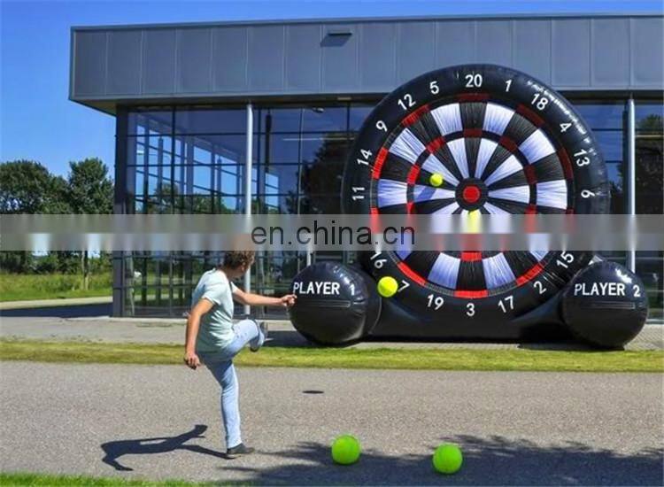 inflatable dart game/inflatable soccer darts with balls