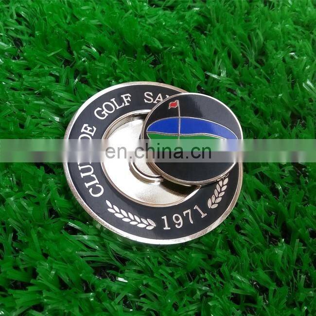 Unique design metal magnetic ball markers with 4.3mm thickness