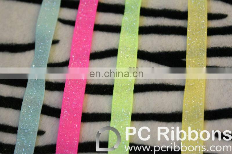 Frosted Glitter Elastic