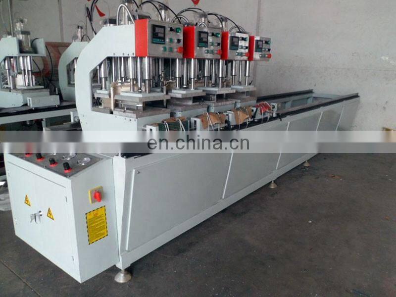 Plastic window frame UPVC profile four-head welding machine