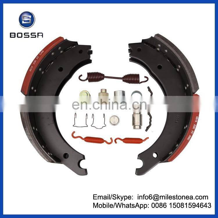Brake shoe 4515x3 for Meritor heavy duty trucks