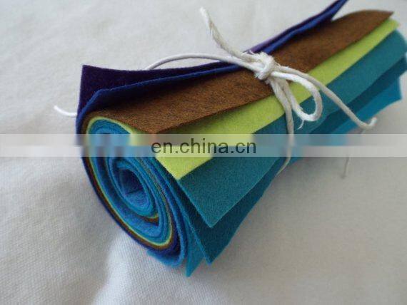 Hot Sales Hand blend Acrylic Felt sheets Fabric in roll